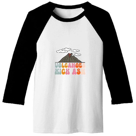 Volcanoes Kick Ash 7 Baseball Tees
