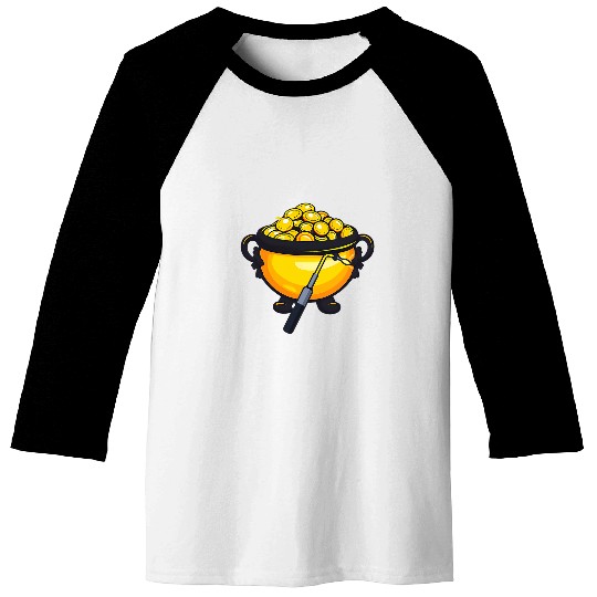 Pot Gold With Burner Design St Patricks Day Welder Baseball Tees