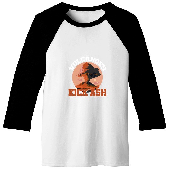 Volcanoes Kick Ash 9 Baseball Tees