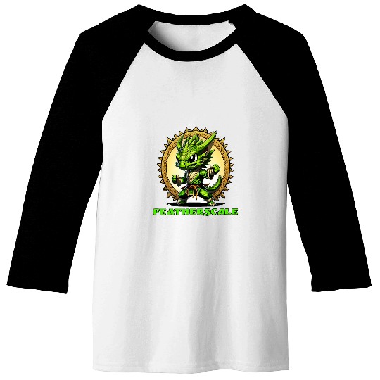Emerald Dragon Warrior Wing Chun Kung Fu Baseball Tees