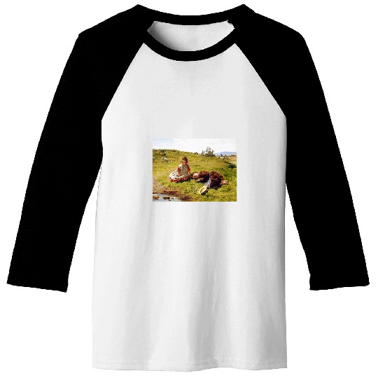 Spring painting by Scottish painter William McTaggart Baseball Tees