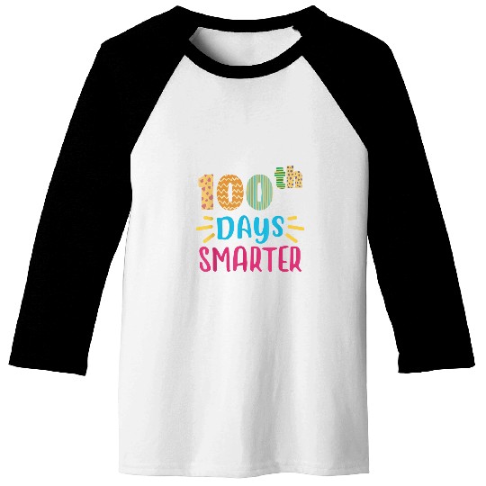 Happy 100th Day of School Kindergarten Teacher or Student 25 Baseball Tees
