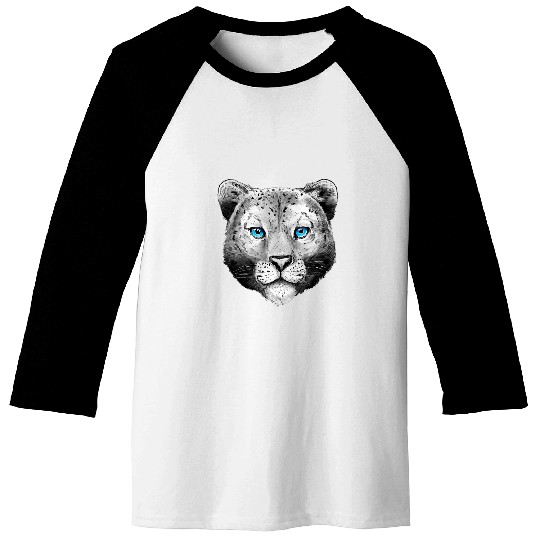 Snow Leopard Big Cat Wildcat Wildlife Animal Feline Safari Baseball Tees