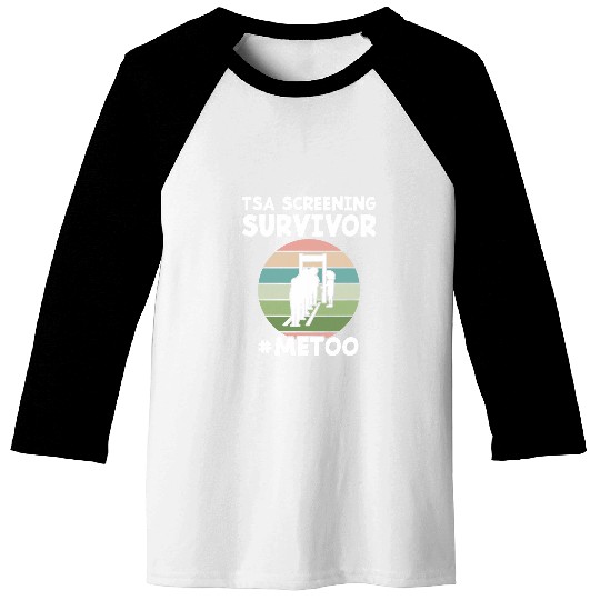 TSA Screening Airport Worker Funny Airport Security Baseball Tees
