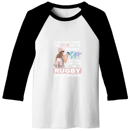 Cool Girl from Rugby City Proud Rugby Baseball Tees