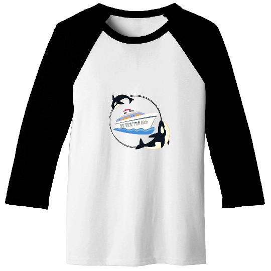 Fun SS Sink the Rich Yacht Boat Orca Lover Killer Whale Meme Baseball Tees