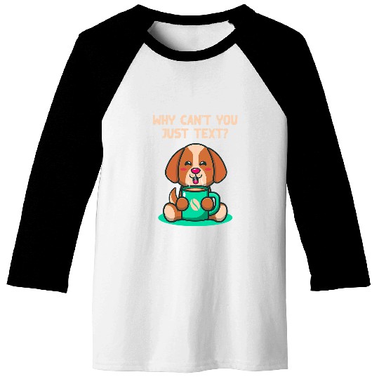 Why Cant You Just Text Introvert Boss Antisocial Manager Baseball Tees