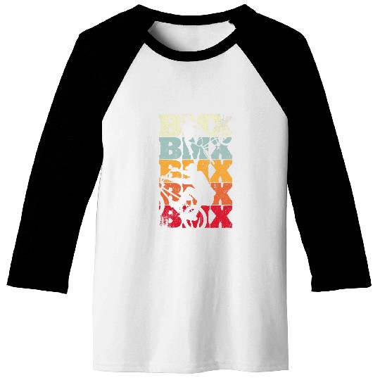 BMX freesstyle vintages Bike Fans Boys Youth Bike BMX Baseball Tees