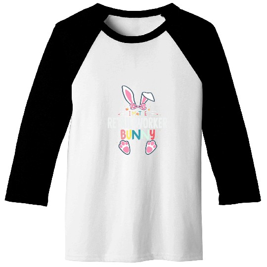 Im The Retail Worker Bunny Easter Day Rabbit Matching Baseball Tees