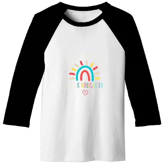 So Long Preschool Hello Kindergarten Teacher Student PreK 1 Baseball Tees