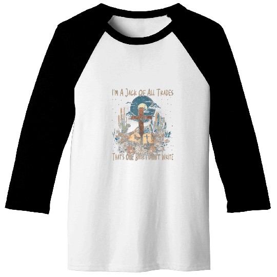 Im A Jack Of All Trades Thats One Book I Didnt Write Retro Baseball Tees