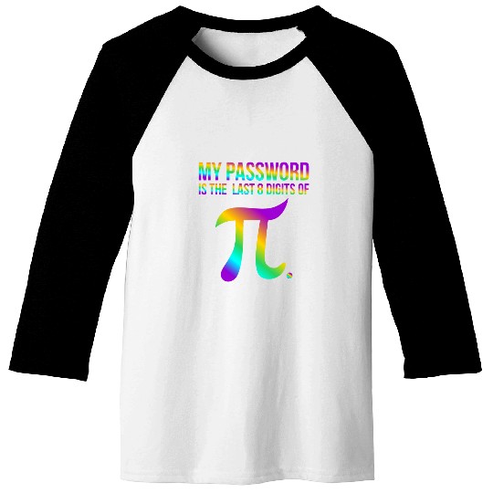 PasPi Math Teacher Mathematics Maths Student Graphic Baseball Tees