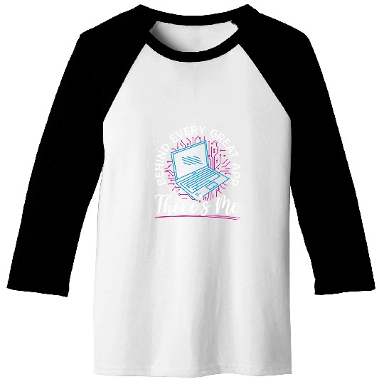 Software Engineer Computer Programmer Programming Code 7 Baseball Tees