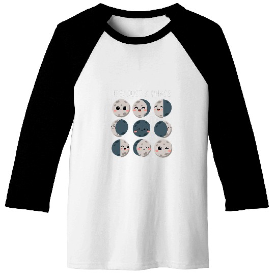 Women Science Teacher Moon Phases Scientist Back To School Baseball Tees
