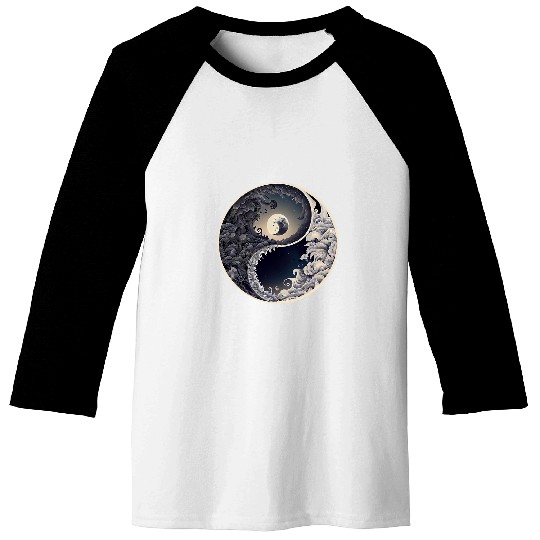 Yin Yang TaiChi KungFu Sensei Karate Yoga Meditation Baseball Tees