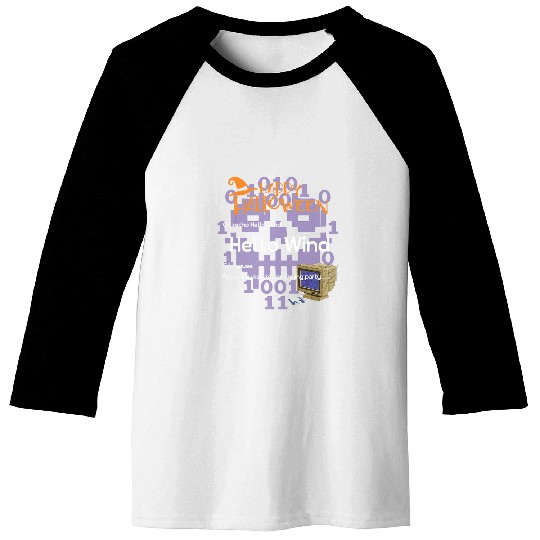 Halloween Programmer Coder Software Web Developer Coding 12 Baseball Tees