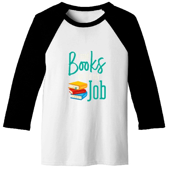 Book Lover Gift for Women Funny Bookworm Cool Teacher 1 Baseball Tees