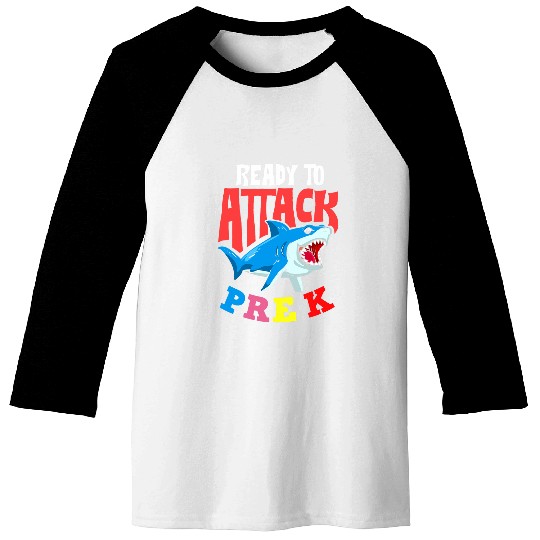 Ready To Attack Pre K Student Teaching Pre K Teacher Baseball Tees