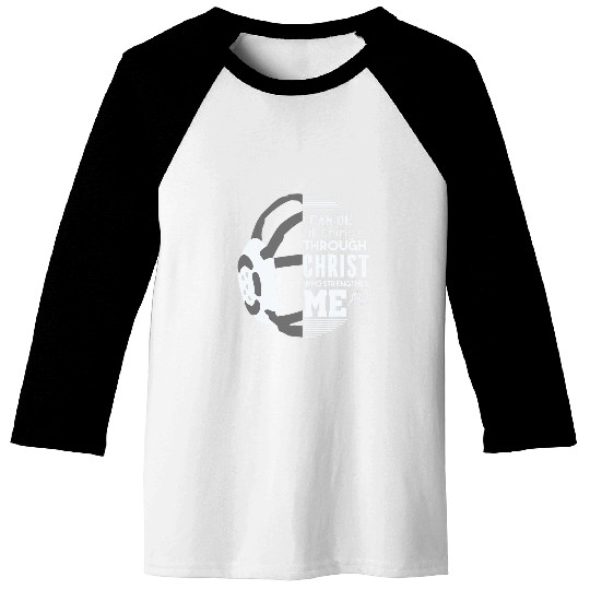 Christian Wrestling Motivational Christian Wrestling Baseball Tees