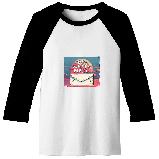 Straight White Mail Postal Worker 1 Baseball Tees