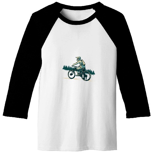 Mountain Bike BMX Road Bike Biker Bicycle MTB Mountain Bike Baseball Tees