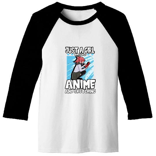 Anime Otaku Weeb Cosplay Merch Funny Gift 4 Baseball Tees