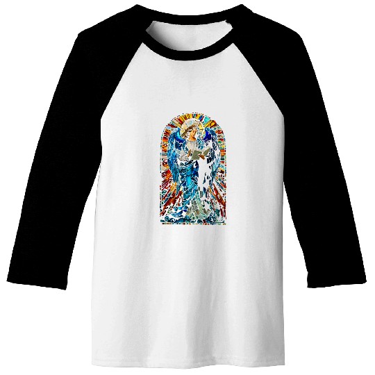 Archangel Gabriel Catholic Christianity Guardian Angel 22 Baseball Tees