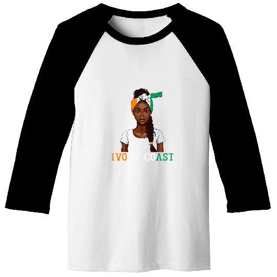 Ivorian Flag Uniform Souvenirs Products Woman Ivory Coast Baseball Tees