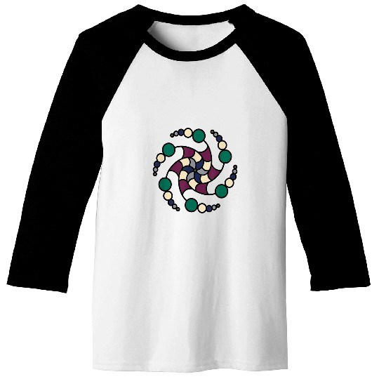Mandala Design Yoga Meditation Sport Zen Workout Baseball Tees