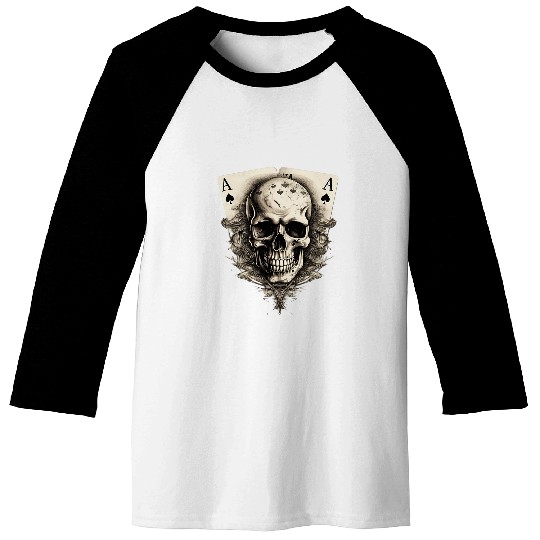 Pokers Player Tournament Outfit Blackjack Lucky Charm 2 Baseball Tees