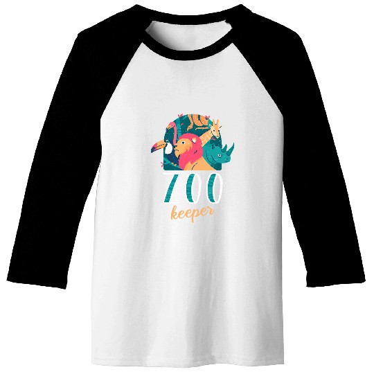 Zookeeper Animal Lover Wildlife Zoologist Baseball Tees