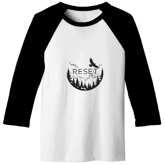 Activate Your Reset Mode For Your Mental Health Baseball Tees