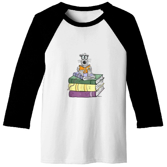 Rat Read Books I Book Reading Gift For Book Lover Baseball Tees