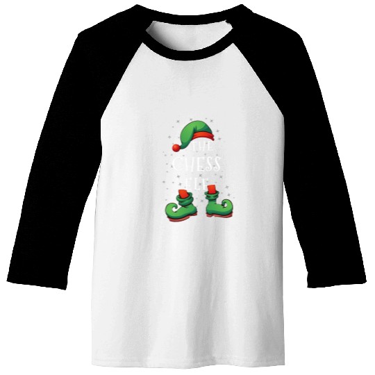 Chess Elf Funny Matching Family Christmas Pajamas Baseball Tees