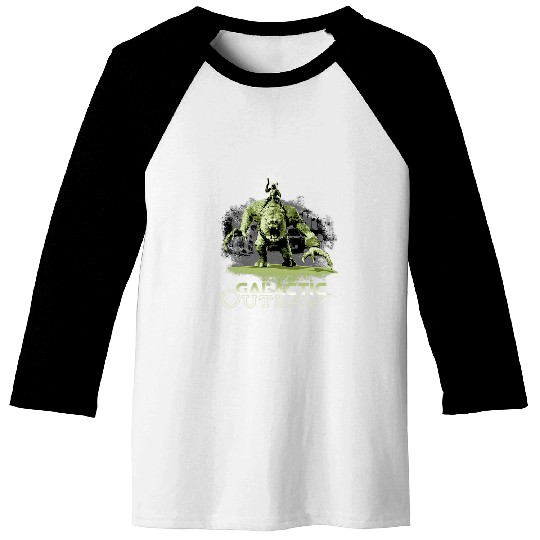 Star warss The Book of Boba Fett Galactic Outlaw Rancor Rider Baseball Tees
