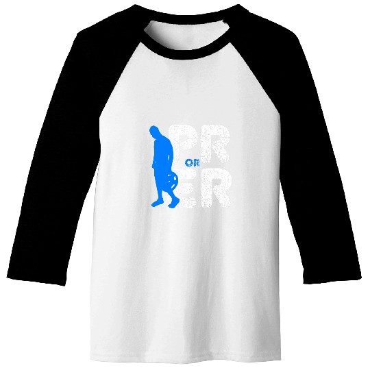 PR Or ER Weightlifting Bodybuilding Fitness Gym 2 Baseball Tees