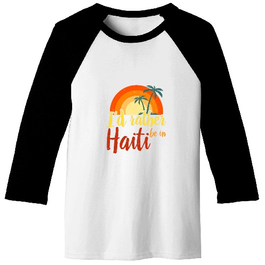 Haiti haitian caribbean Hispaniola traveling souvenir nation 7 Baseball Tees