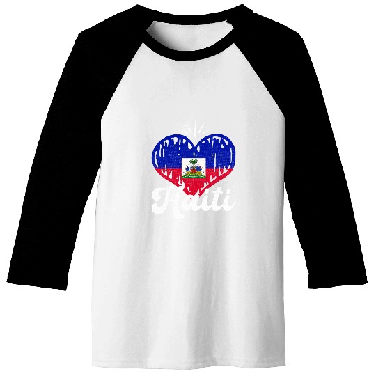 Haiti haitian caribbean Hispaniola traveling souvenir nation 1 Baseball Tees