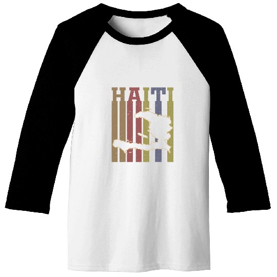 Haiti haitian caribbean Hispaniola traveling souvenir nation 6 Baseball Tees