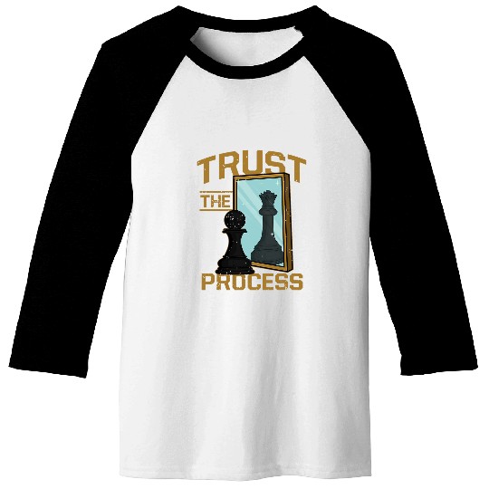 Trust The Process Chess Mom Club Queen Piece Lover Women Baseball Tees