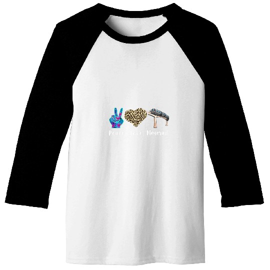Monorail Love Peace Leopard Forest Vehicle Railway Lover Baseball Tees