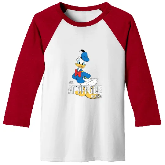 All Attitude Donald Duck Baseball Tees, Disney Donald Duck Baseball Tees, Donald Duck Gift For Women and Man Baseball Tees