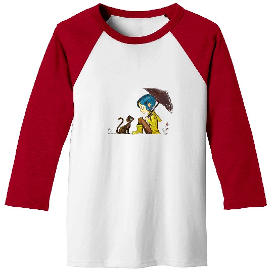 Vintage Coraline Baseball Tees, Vintage Coraline Doll Baseball Tees, Vintage Disney Halloween Party Baseball Tees