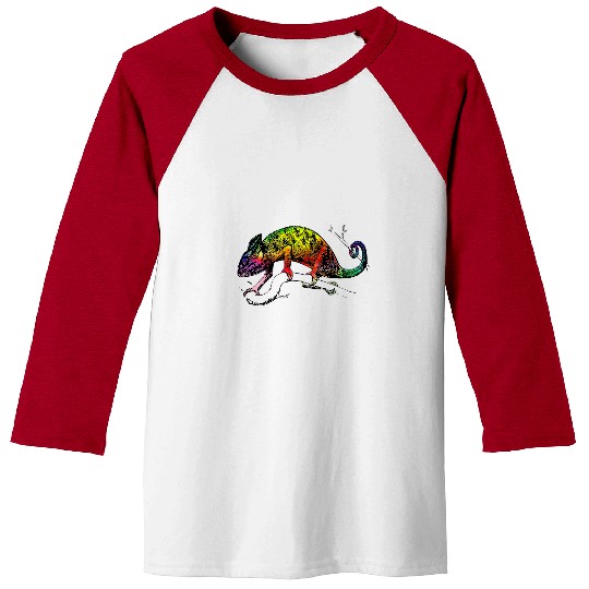 Chameleon Pet Reptile Lizard 1 Baseball Tees