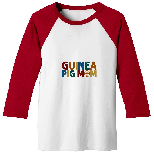 Guinea Pig Pet Mom Guinea Lover Funny Animal Baseball Tees