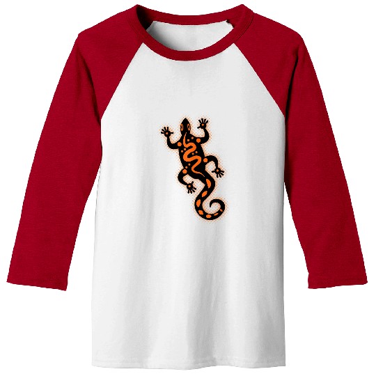 Komodo Pet Reptile Lover Tribal Lizard vintages Graphic Art Animal 4 Baseball Tees