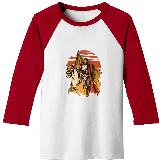 Horse Pet Knight On Horse Medieval Renaissance Fair Baseball Tees