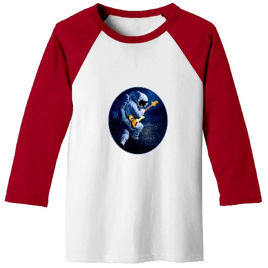 Astronaut Job Playing Bass Guitar Astronomy Music Theory Baseball Tees