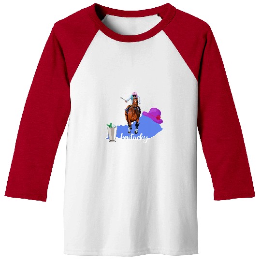 Horse Pet Kentucky Horse Racing Lover Derby Party Baseball Tees
