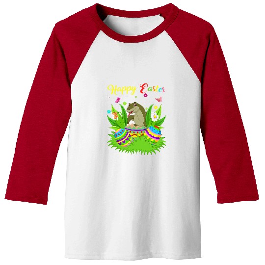 Komodo Pet Lover Easter Egg Funny Komodo Dragon Easter Baseball Tees